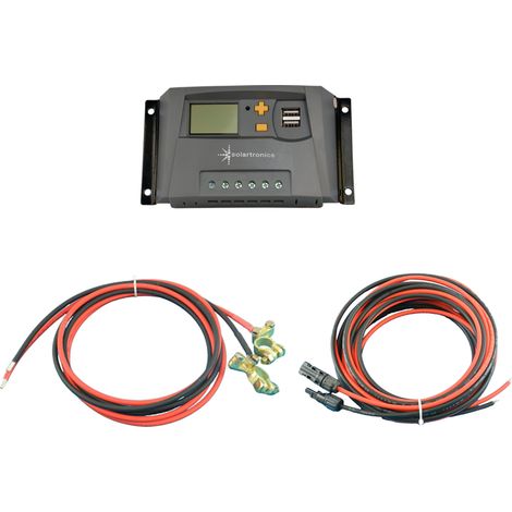 Solar Set 10A Laderegler Kabel Photovoltaik Inselanlage (1/5)