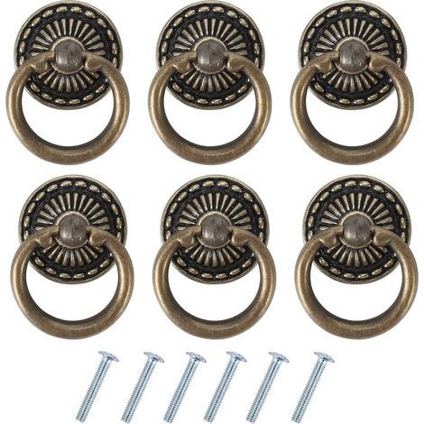 Stück Vintage-Möbelgriffe, antike Schubladengriffe, Türgriffe aus Bronze für Möbel, Kleiderschränke, Kommoden und Schranktüren (1/5)
