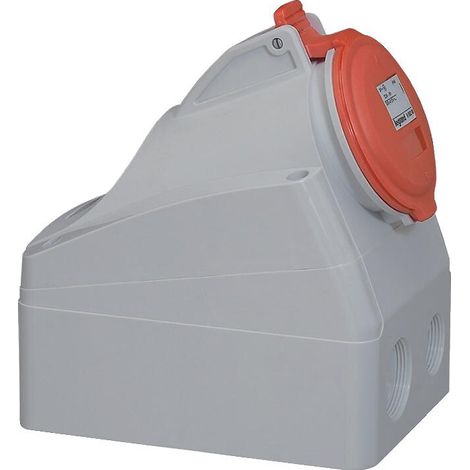 Legrand – Socle saillie P17 32A 200/250V 2P+T – Indice de protection IP44 – En plastique pour installations électriques