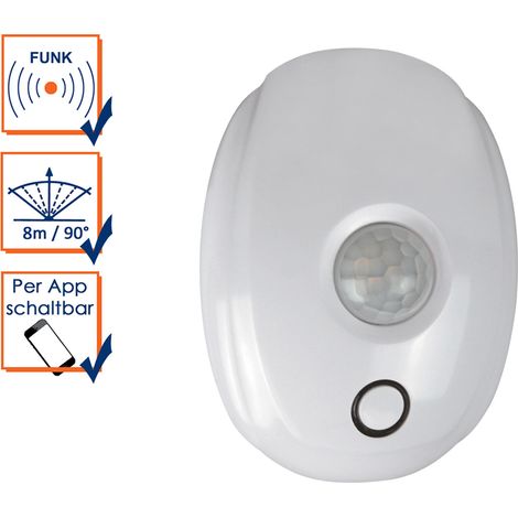 Funk Bewegungsmelder 8m / 90° Smart Home ELRO Connects System App gesteuert (1/5)