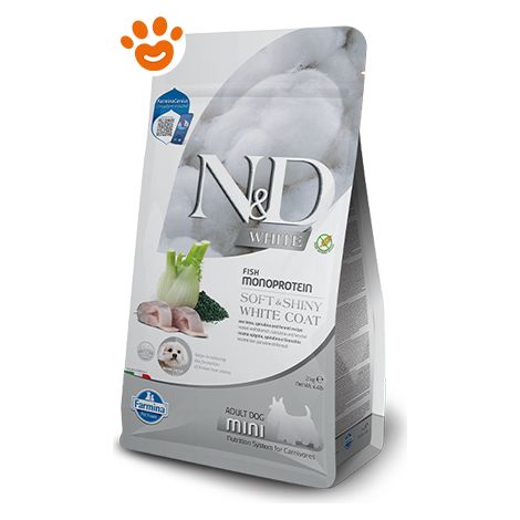 Farmina Dog N&D White Adult Mini Spigola - Farmina Dog N&D White Adult Mini Spigola - Sacco Da 2 Kg (1/2)