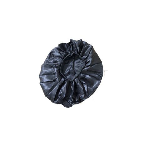 Bonnet de chimio double épaisseur satin, forme ronde, bord large élastique, lot de 10, accessoire patients chimio, bonnet nuit confortable chimio