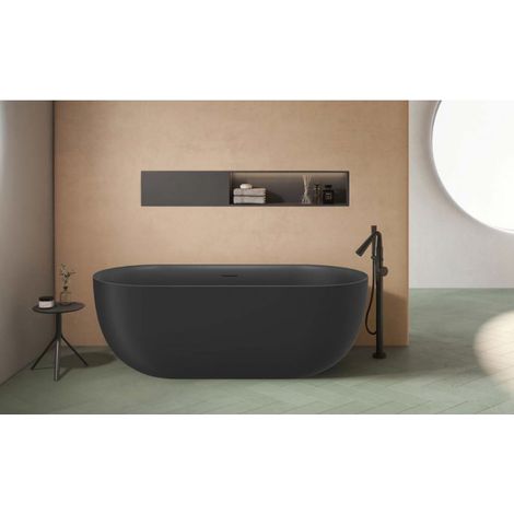 Baignoire îlot noire DANAE 150x75 x59cm