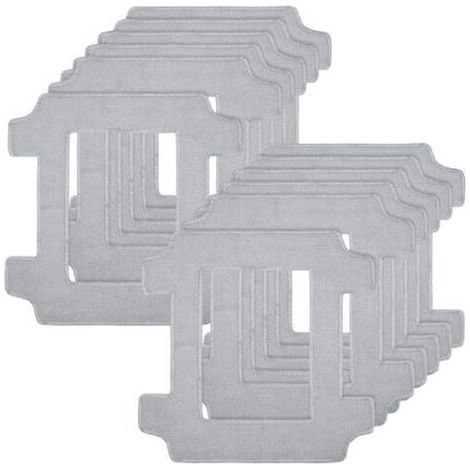 HOXILEELEO - 12 accessoires de nettoyage pour robots de nettoyage de vitres Ecovacs Winbot W2S / W2S Omni : chiffons de nettoyage en microfibre lavables pour un nettoyage efficace de diverses fenêtres (1/5)