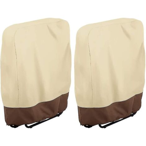 Housse pour chaise pliante zéro gravité - Anti-poussière et anti-UV - 82 x 93 cm (2 pièces) (1/5)
