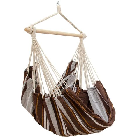 XXL Hängesessel 185x130cm bis 150kg - 2 Personen Schwebesessel Hängestuhl Garten (1/5)