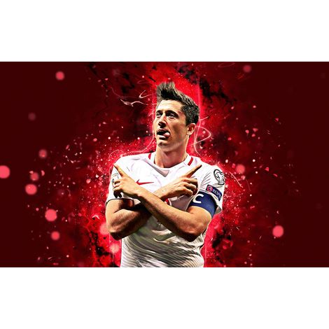 Papier peint panoramique Football - Joueur de Foot - 390 cm x 244 cm (1/2)