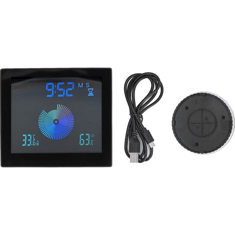 de douche murale 5 pouces avec minuterie numérique alarme