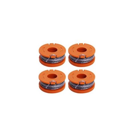 panthem Coupe-herbe Coupe-herbe Cordon Bobine Ligne Compatible avec Mac Allister MGTP18Li, 10ft 1,65 mm Autofeed Strimmers Bobines de rechange (4 paquets) (1/5)