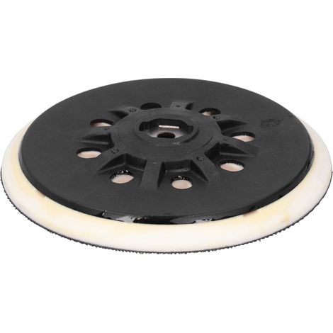 Disque de polissage 6 pouces, 17 trous, support de ponçage auto-agrippant, ABS, fournitures industrielles