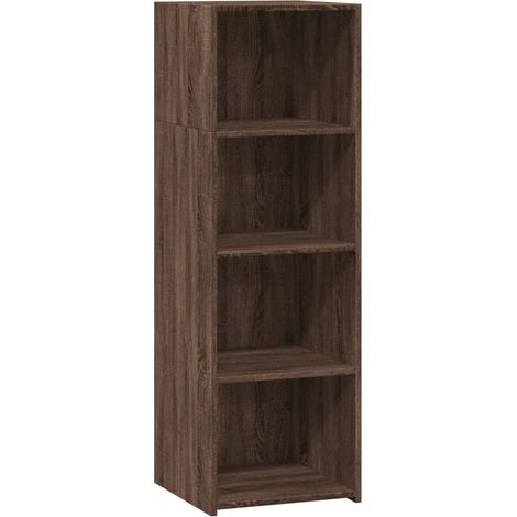 Aparador buffet cómoda mueble mueble de almacenaje organizador cocina salón salón alto 40 x 41 x 124 cm madera contrachapada marrón 020033713