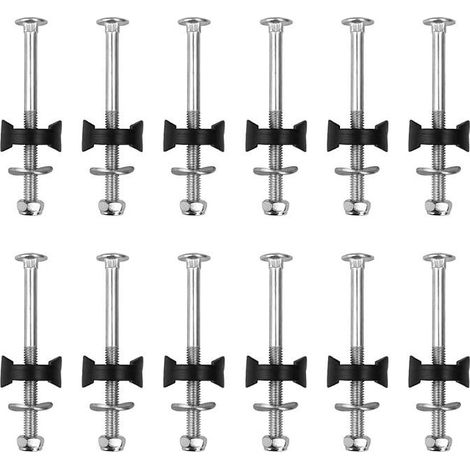 Lot de 12 vis de trampoline, fixation pour trampoline de jardin, acier galvanisé, pour grand trampoline et petit trampoline (1/4)