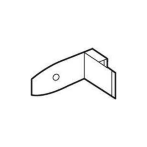 Jeu de 2 supports goulotte pour XL³160 pour montage directe goulotte Lina 25 en vertical LEGRAND 020070 (1/2)