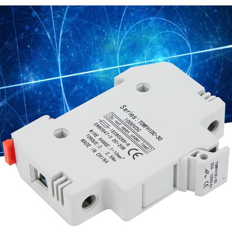 Support de fusible pour rail DIN - Équipement de distribution et contrôle d'alimentation TOWFH1DC 1000VDC 1P10A (1/5)