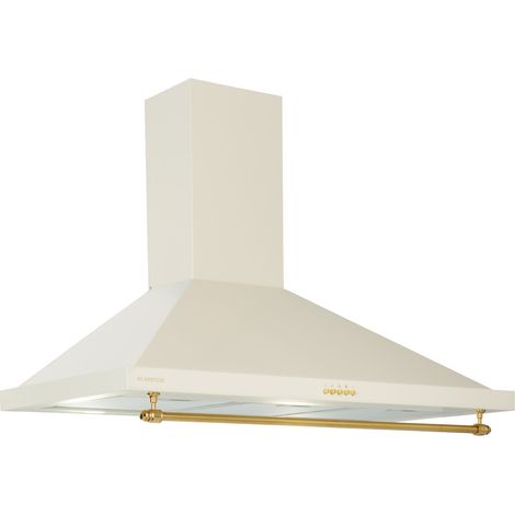Klarstein Dunstabzugshaube Umluft/Abluft, Leise Abzugshaube, Edelstahl Wandhaube, Dunstabzugshaube mit Filter, Dunstabzugshaube 90 cm, Umlufthaube der Energieklasse A, Dunstabzug mit 610m³/h, 165 Watt (1/5)
