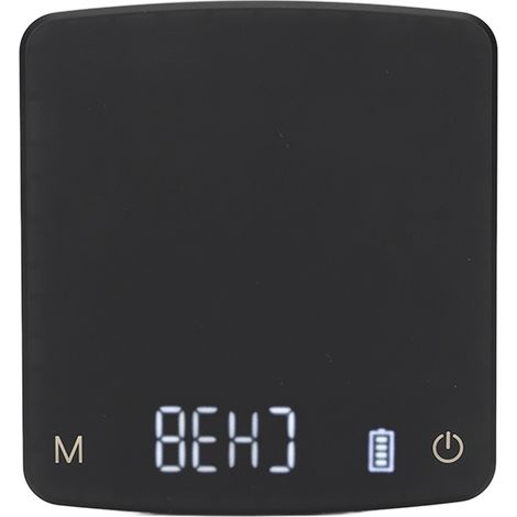 Küchenwaage, kleine digitale Küchenwaage 4,4/1,1 lb, Kaffeewaage mit präziser 0,1 g/0,01 oz-Teilung, Münz- und Tara-Funktion, Tropfkaffeewaage (2 kg/0,1 g) (1/5)