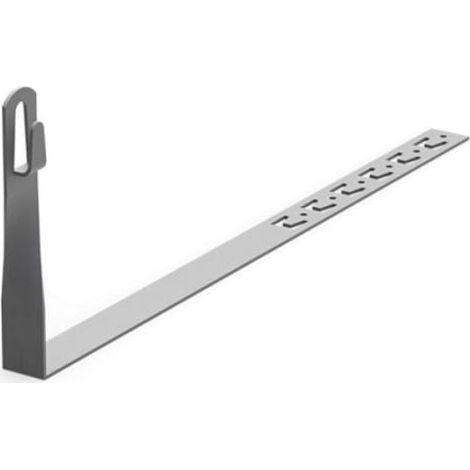 Portapiastrelle L-415mm H-150mm zincato avvitato con gancio 11.3/Z OG /91102502/