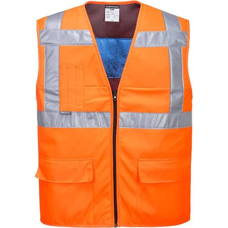 Gilet HV rafraîchissant  couleur : Orange taille XX/3X - PORTWEST