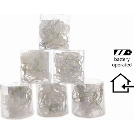 Decoro 12 Led a Batteria per interni
