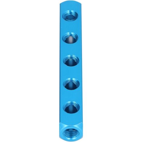 Bloc de distribution d'air en aluminium pour équipements d'automation - Bloc séparateur pneumatique AL-5 (1/5)