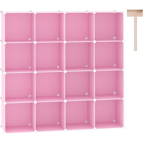 Organiseur de Rangement 16 Cubes, Cubes de Rangement en Plastique (1/5)