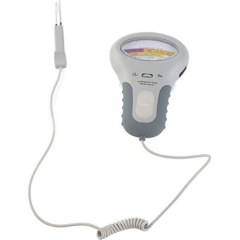 2 en 1 Chlore et pH Testeur Meter pour Piscine Spa, Portable Testeur de Qualite de l'eau avec Aiguille, PH CL2 Level Testeur Tester (1/4)