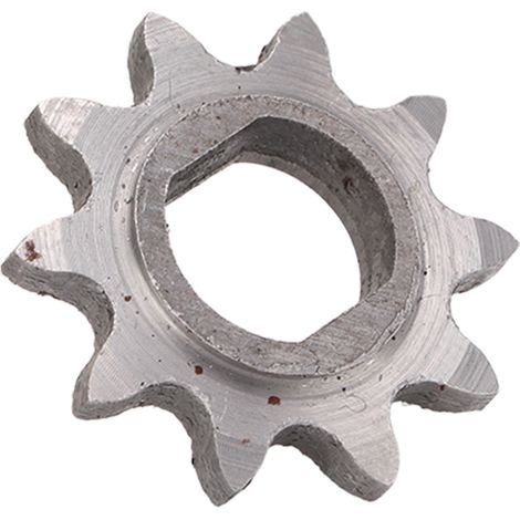 Pignon 10 dents en acier trempé haute performance pour moteur 1020, fixation par trous H, durable et fiable. (1/5)