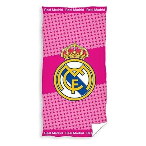 Serviette de plage/piscine Real Madrid en coton 140 cm