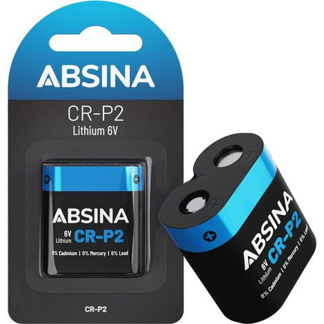Pile CRP2 Lithium 6V - CR P2 pour Distributeur, Appareil (1/5)
