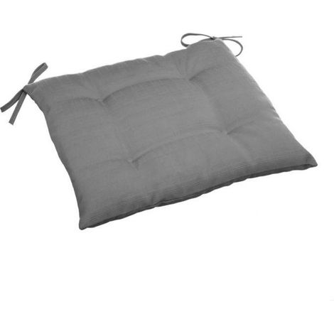Galette De Chaise - 40x40x4 Cm - Polyester Extérieur - Pour Chaise De Jardin Terrasse Balcon - 1 Pièce (1/4)