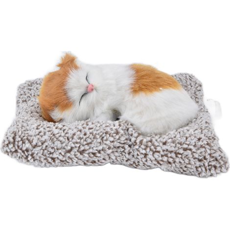 Chaton en peluche douce, cadeau pour enfants, décoration de table ou de voiture au charbon actif (1/5)