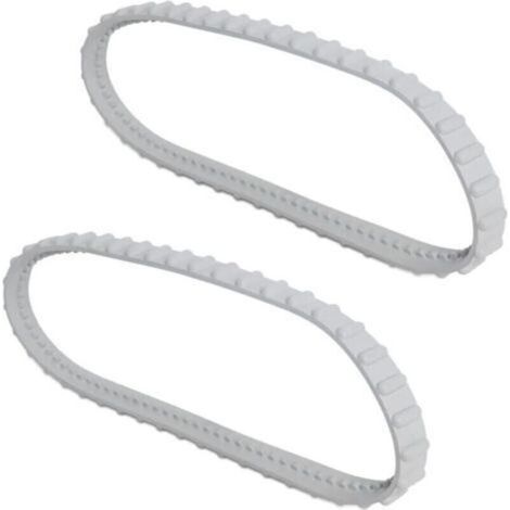 RCX23002 Courroies D'entraînement Exactes en Caoutchouc Compatible avec Hayward Aquavac Tiger Shark Plus QC SharkVac Nettoyeur de Piscine (2PCS)--