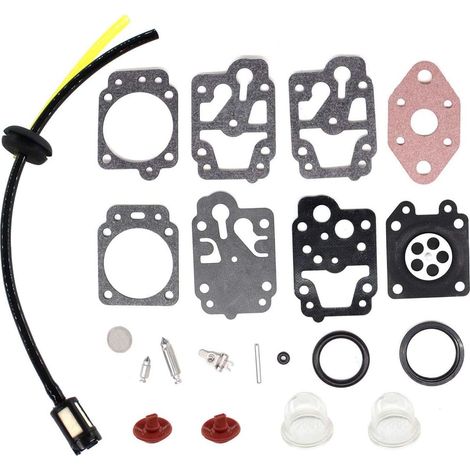 Kit de réparation pour membrane de  et filtre à essence avec tuyau à essence pour débroussailleuse Einhell BG-BC 43/1 AS (1/3)