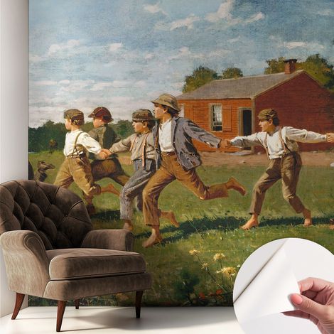 Fotomurale adesivo - Carta da parati adesiva - per la cucina camera da letto per la soggiorno - Gioco gioioso 250x250 cm (1/5)