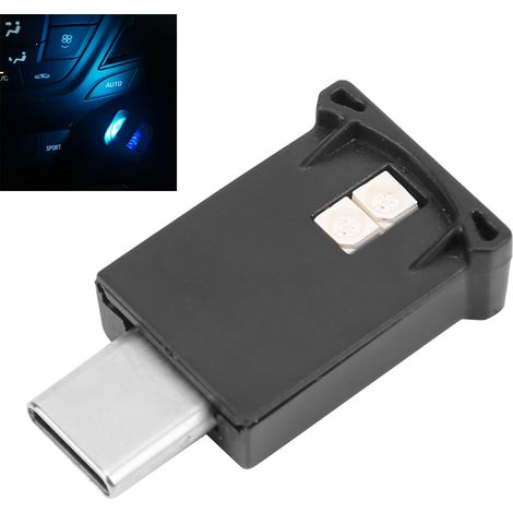 Lampe d'ambiance LED RGB Type C, 8 couleurs, gradation dynamique, luminosité réglable pour intérieur (1/5)