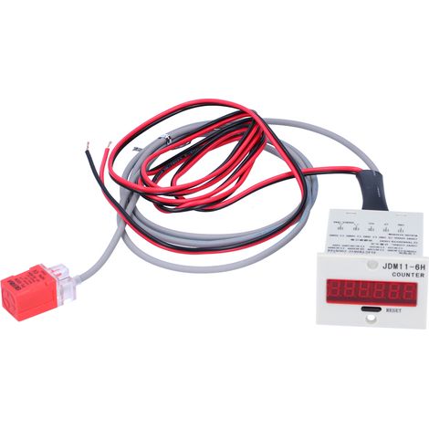 Compteur numérique industriel JDM11-6HDC12-24V pour comptage et contrôle de processus (1/5)
