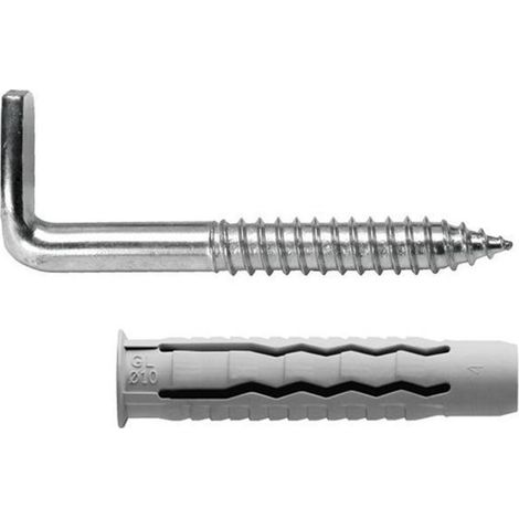 Kit Sanitario Alcayata Con Taco Ø 12 x 60 mm. Fijación Calentadores / Termos De Agua (1/3)