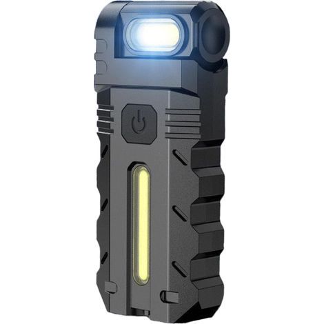 Lampe De Poche Rechargeable,Petite Lampe de Travail Mini LED Aimantée Etanche pour Travail Randonnée Nuit Camping Extérieur Maison