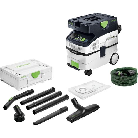 Festool CTH MIDI I AC CLEANTEC aspirateur mobile 1200 W 15 l classe de poussière H + kit de nettoyage standard (1/5)