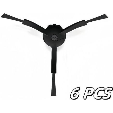 6 Brosses Latérales,Kit Pièces de rechange Compatible pour Roborock Q Revo master/Q Revo Slim