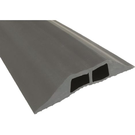 Protège câble RS PRO, Ø interne: 16mm, long. 3m, Caoutchouc Gris ( Prix pour Bobine de 1 )