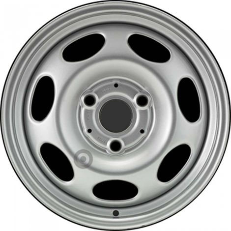 Jante tôle 15 pouces - 3 Trous - 4,5x15 3x112 ET23,5 AL57 argent