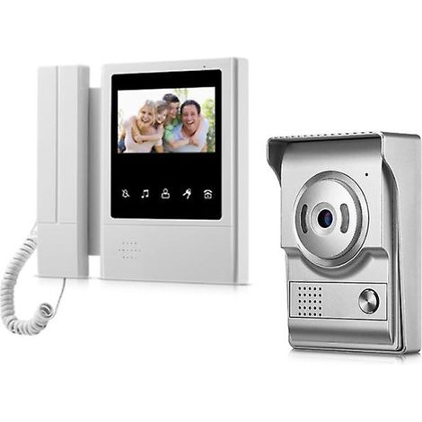 Sonnette vidéo, interphone visuel, vision nocturne, interphone bidirectionnel, sonnette vidéo, appel vidéo Brilvibera (1/5)