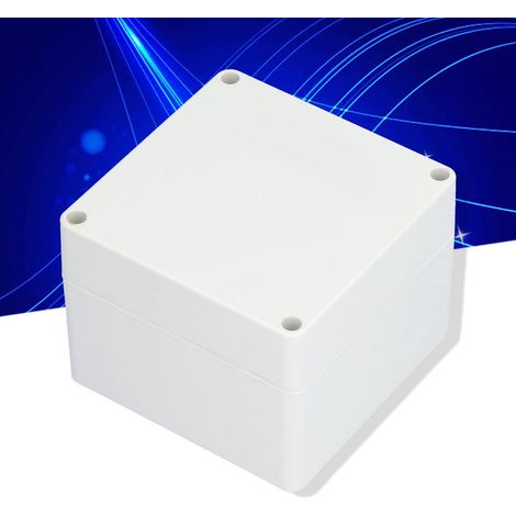 Boîtier électrique étanche ABS antistatique ignifuge pour extérieur, résistant à la poussière, l'humidité et la corrosion. (1/5)