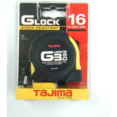 Tajima Profi - Bandmaß TAJ-26552 Gelb/Schwarz Länge 3 mm Breite 16 mm Maßband