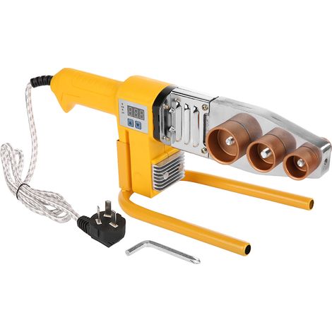 Machine de soudage de tubes PPR 750 W avec chauffage électrique à chaud et affichage numérique (prise CN). (1/5)