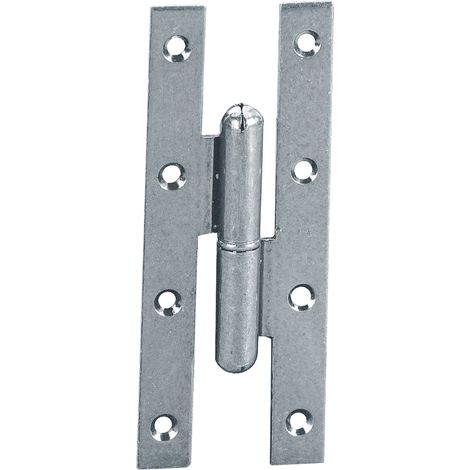 CERNIERA PAUMELLES 105 FERRO 55X140 MM DX- ALDEGHI LUIGI SPA- 12,0 pz