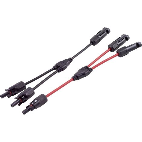 BKL Electronic 2800017 2/1 Spina a Y 4 mm² Lunghezza cavo 0.30 m