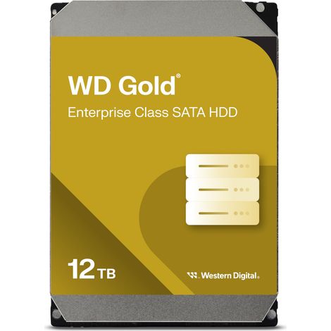 Hard Disk 3.5 12TB Western Digital Gold WD122KRYZ Serial ATA III [WD122KRYZ] (1/4)