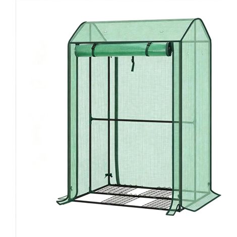 Invernadero de balcón 100 x 83 x 150 cm en PE de 140 g/m² con estructura de acero (1/5)